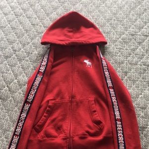 Red Abercrombie Kids jacket